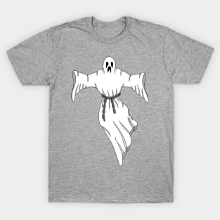 Spooky Chain-Rattling Ghost T-Shirt